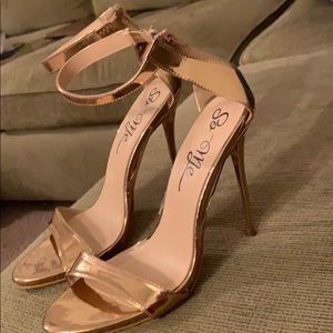 Rose Gold - One Strap Stiletto